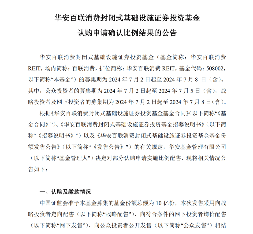 火爆！又有公募REITs超募